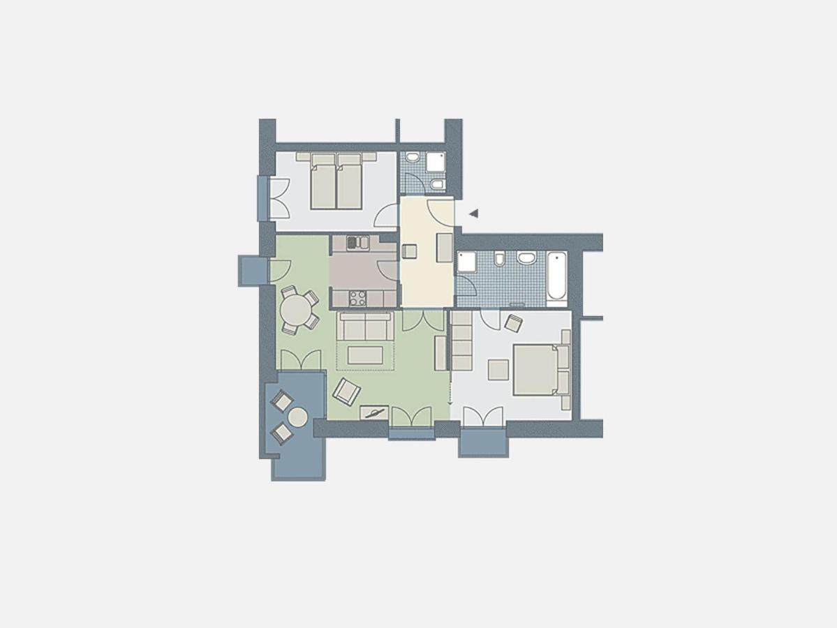 Kaiservillen Heringsdorf - Ferienwohnung Mit 2 Schlafzimmern Und Balkon D202 Dış mekan fotoğraf